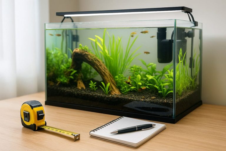 Come calcolare il volume in litri dell’acquario