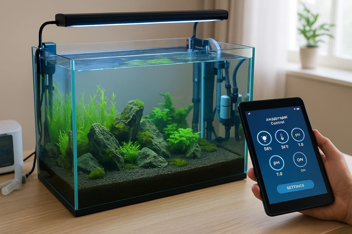 Centralina smart per acquario digitale