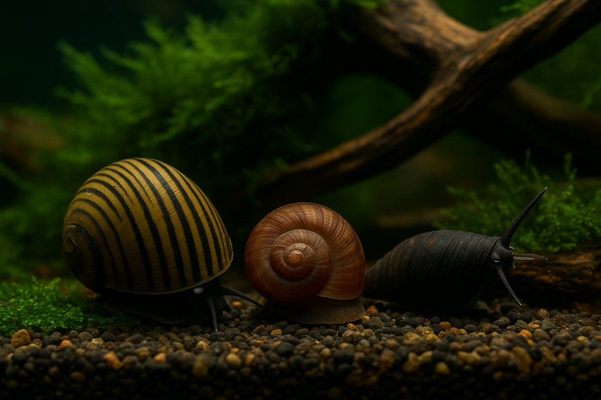 Neritine e altre lumache legali come alternativa alle ampullarie