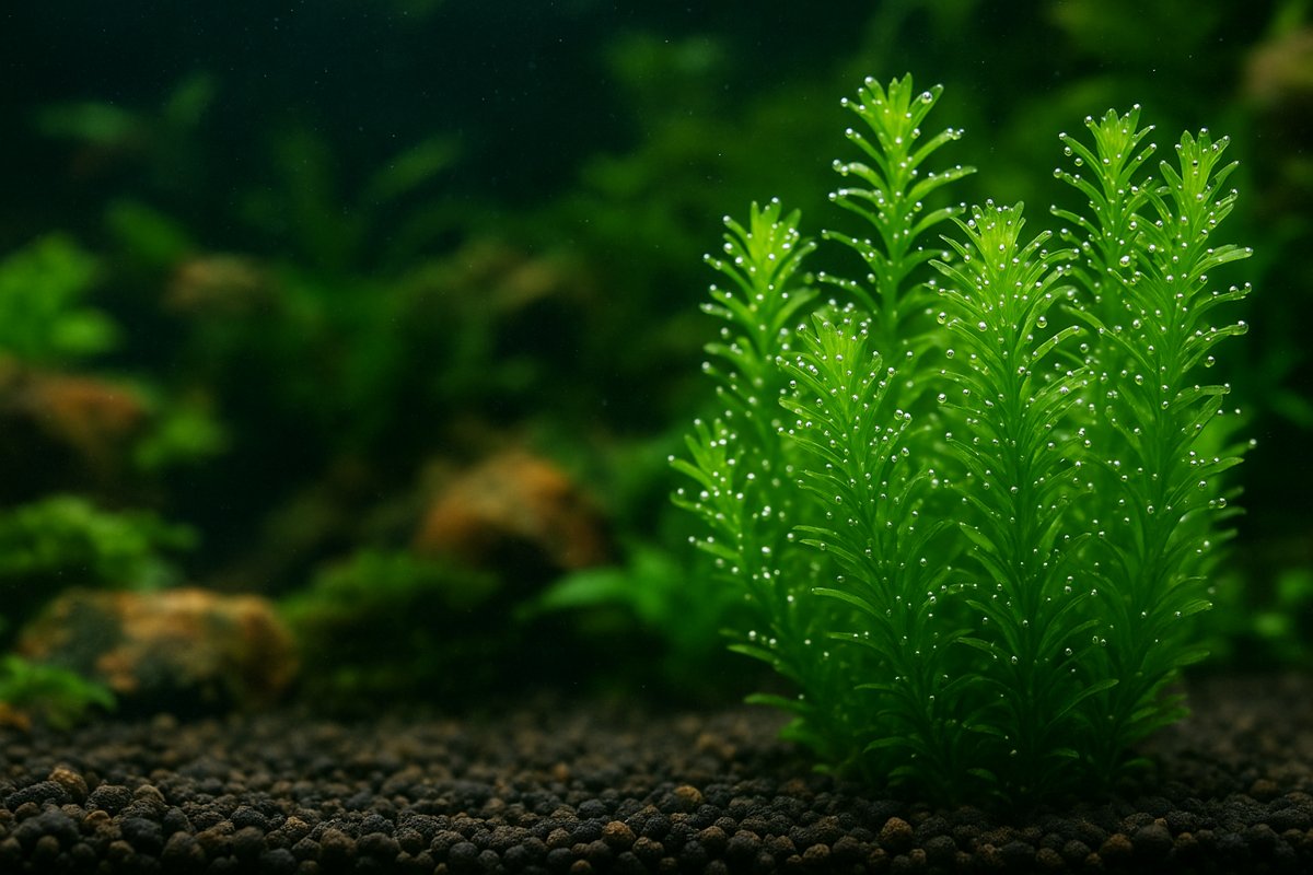 Piante acquatiche con pearling (ossigenazione naturale)